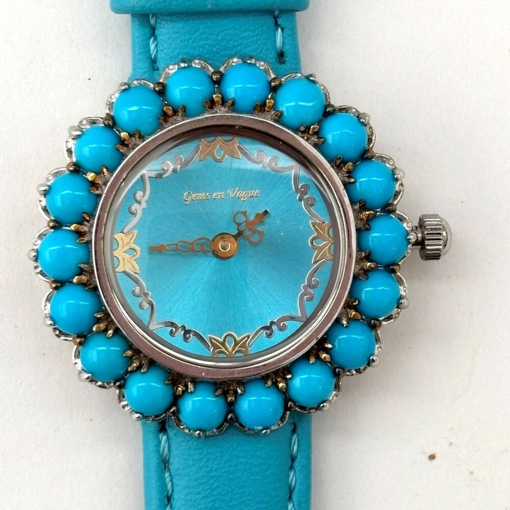 GEM EN VOGUE Michael Valitutti 925 Sterling Silver Case Watch Swiss Movement